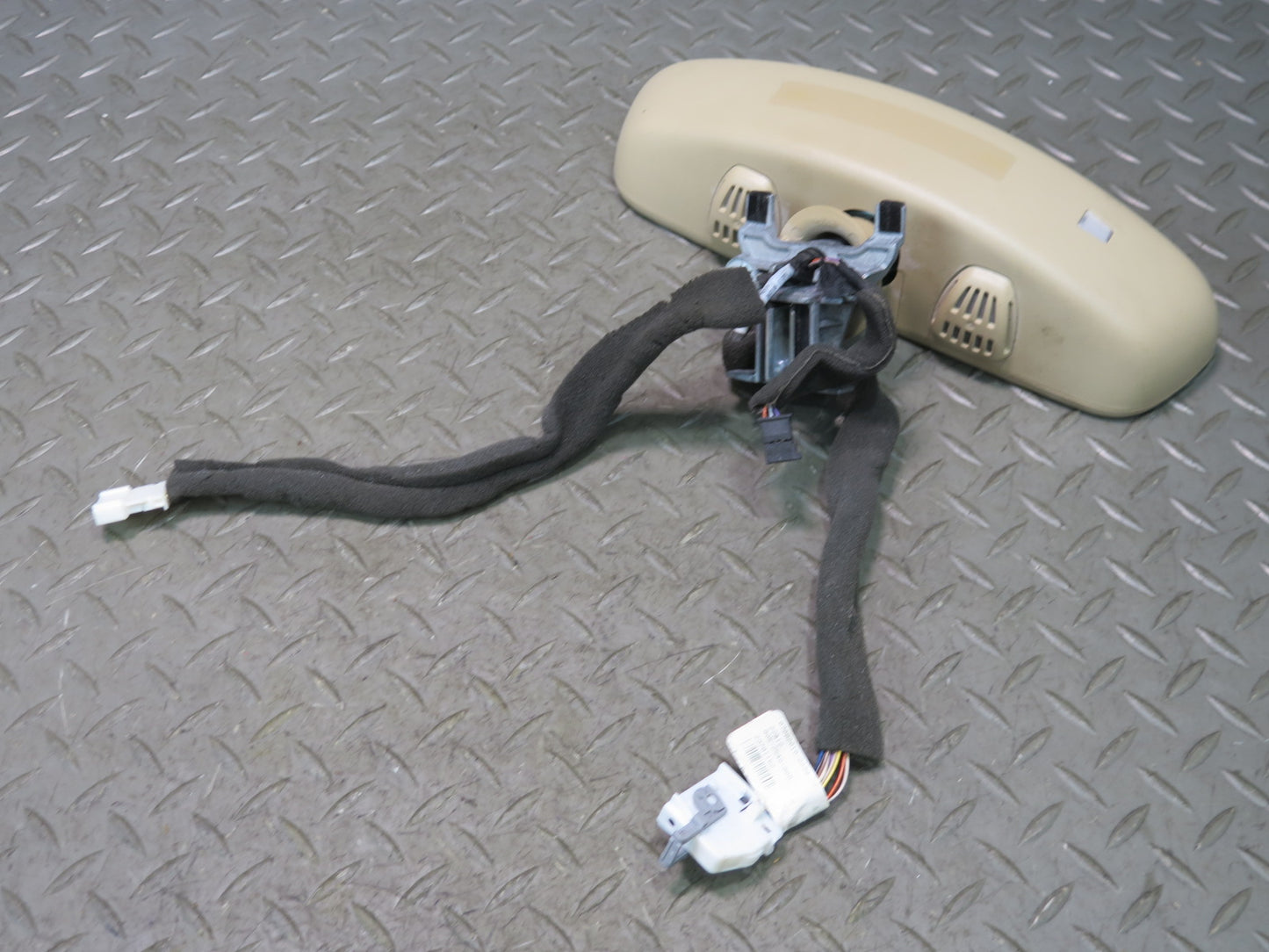 06-11 Mercedes W164 ML350 Rear View Mirror W/ Homelink & Lamps Beige OEM