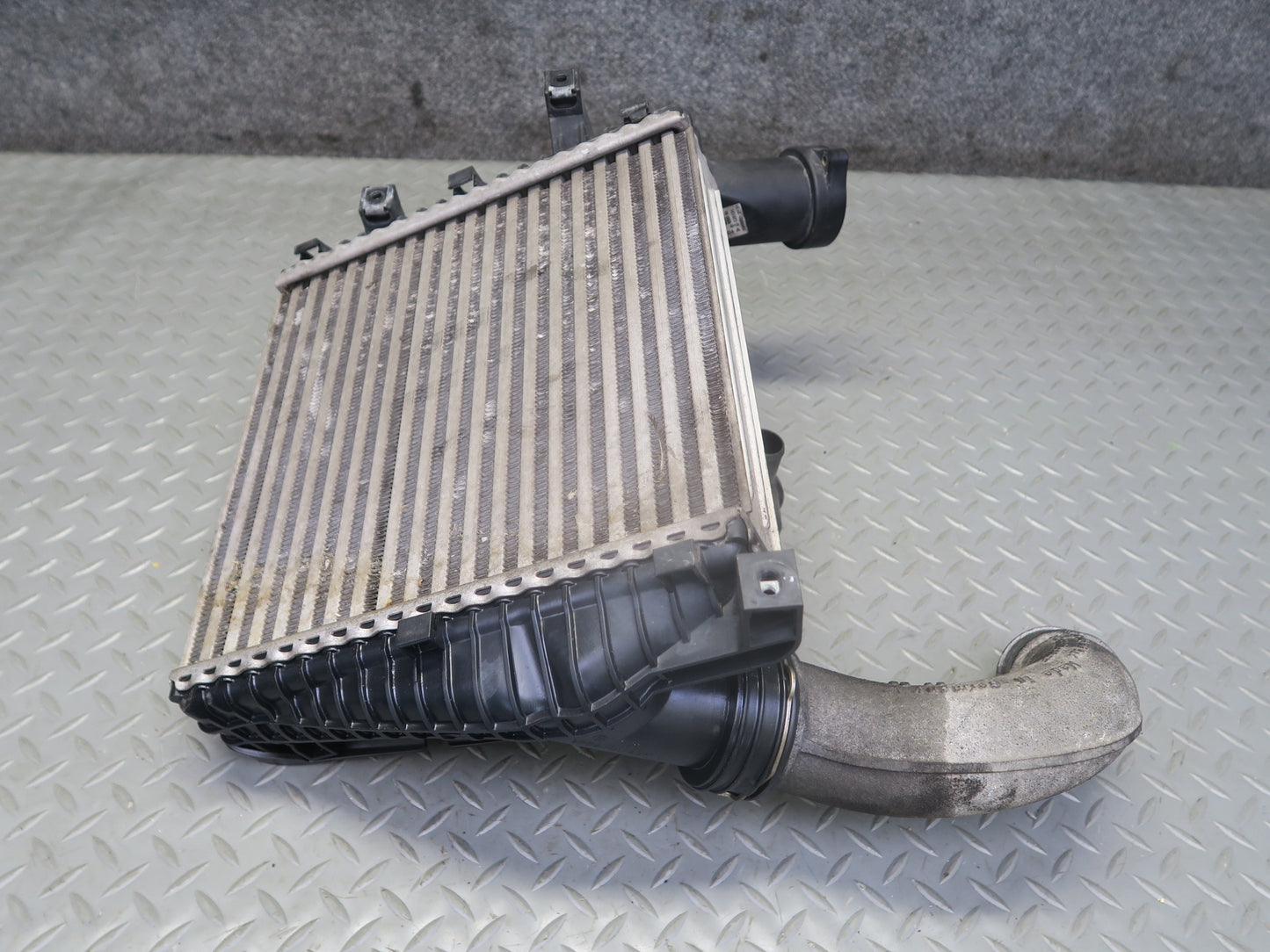 2003-2006 Porsche Cayenne 955 4.5L Right Intercooler w Shroud 7L0145804A