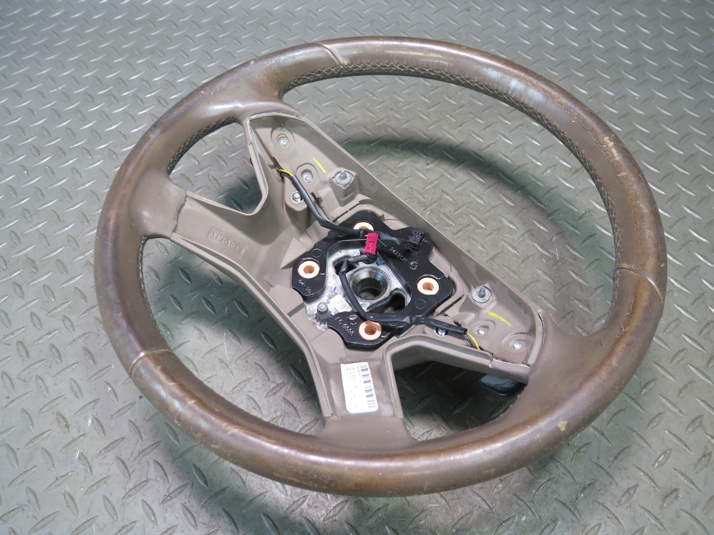 09-11 Mercedes W164 ML350 ML500 A/T Leather Steering w Paddles Shifter Brown OEM
