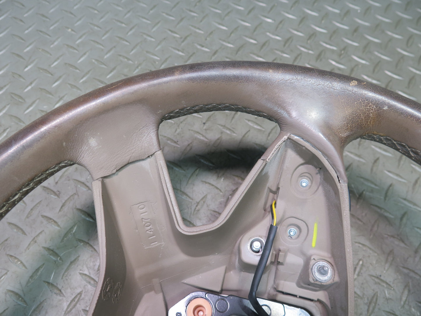 09-11 Mercedes W164 ML350 ML500 A/T Leather Steering w Paddles Shifter Brown OEM