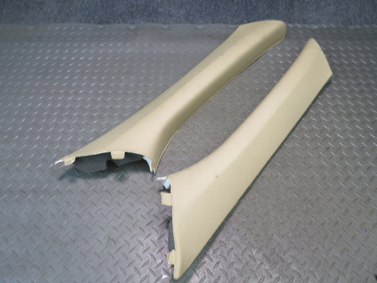 06-11 Mercedes W164 ML350 Set of 2 Left & Right A Pillar Trim Cover Beige OEM