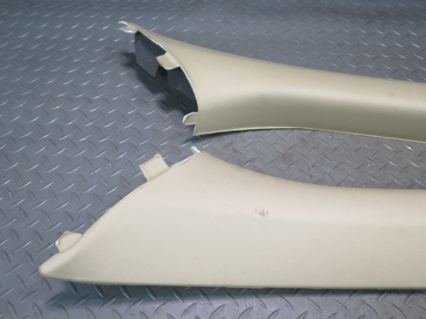 06-11 Mercedes W164 ML350 Set of 2 Left & Right A Pillar Trim Cover Beige OEM