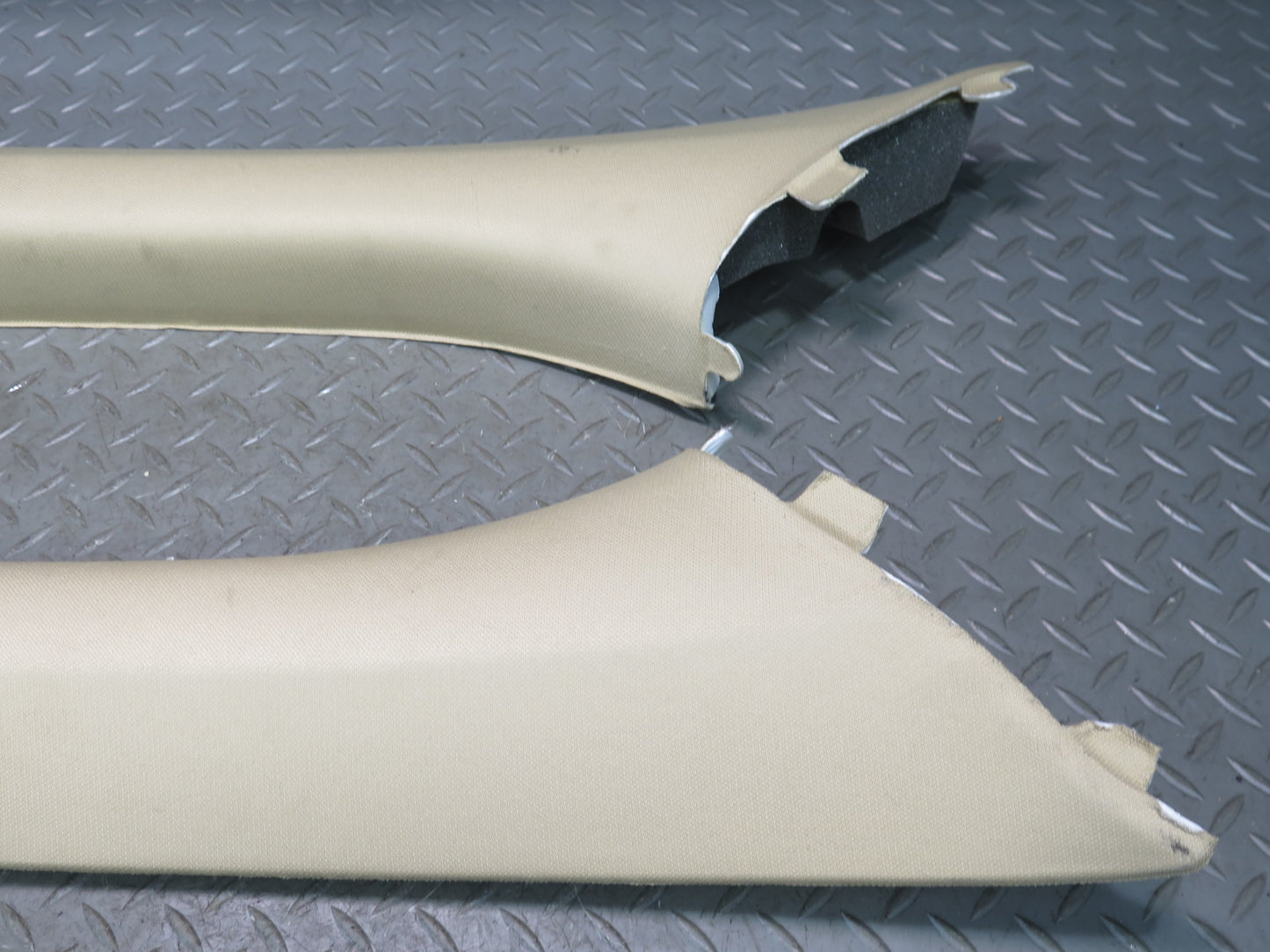 06-11 Mercedes W164 ML350 Set of 2 Left & Right A Pillar Trim Cover Beige OEM