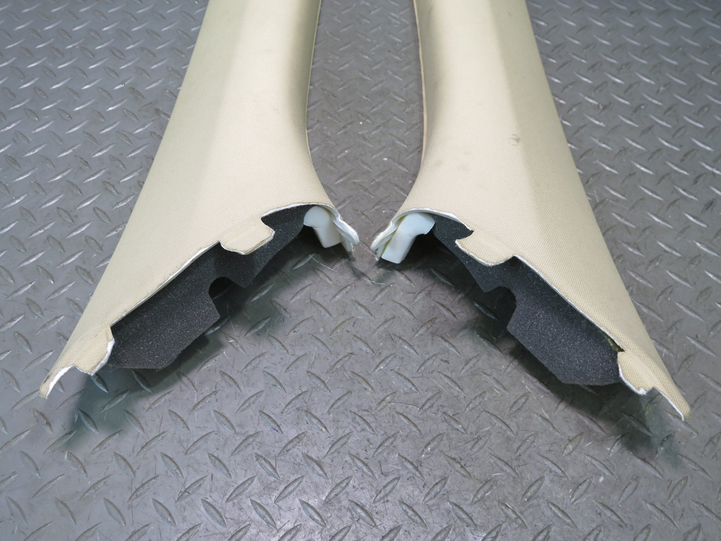 06-11 Mercedes W164 ML350 Set of 2 Left & Right A Pillar Trim Cover Beige OEM