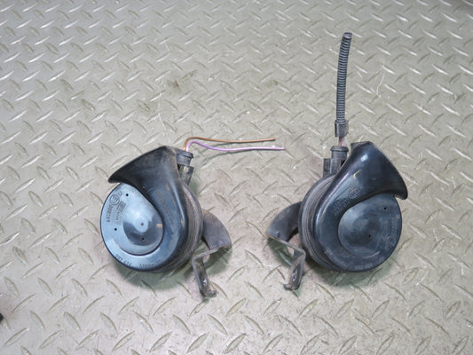2003-2010 Porsche Cayenne 955 High & Low Tone  Note Pitch Horn Signal Set of 2