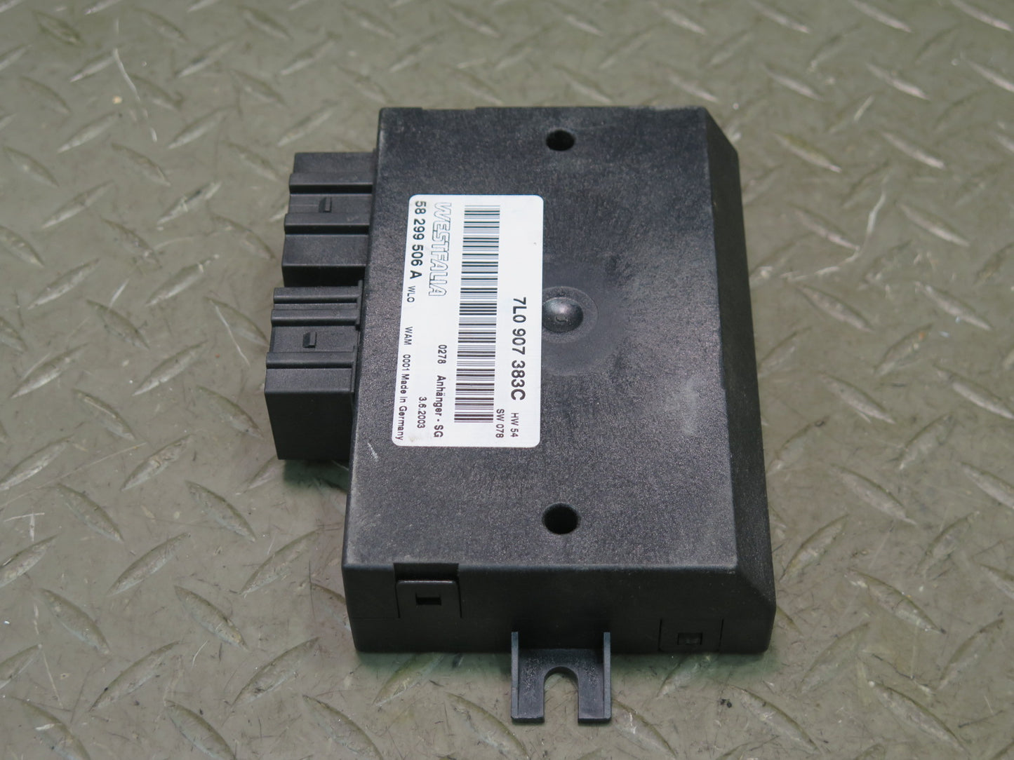 2003-2010 Porsche Cayenne 955 Trailer TOW Towing Control Module 7L0907383C