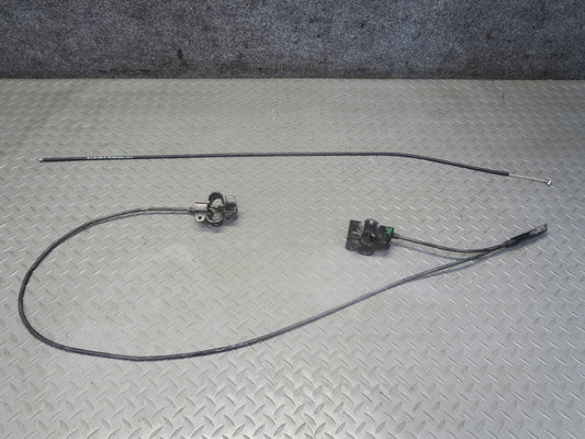 06-11 Mercedes W164 Ml-class Front Left & Right Hood Lock Latch w Cable Set OEM