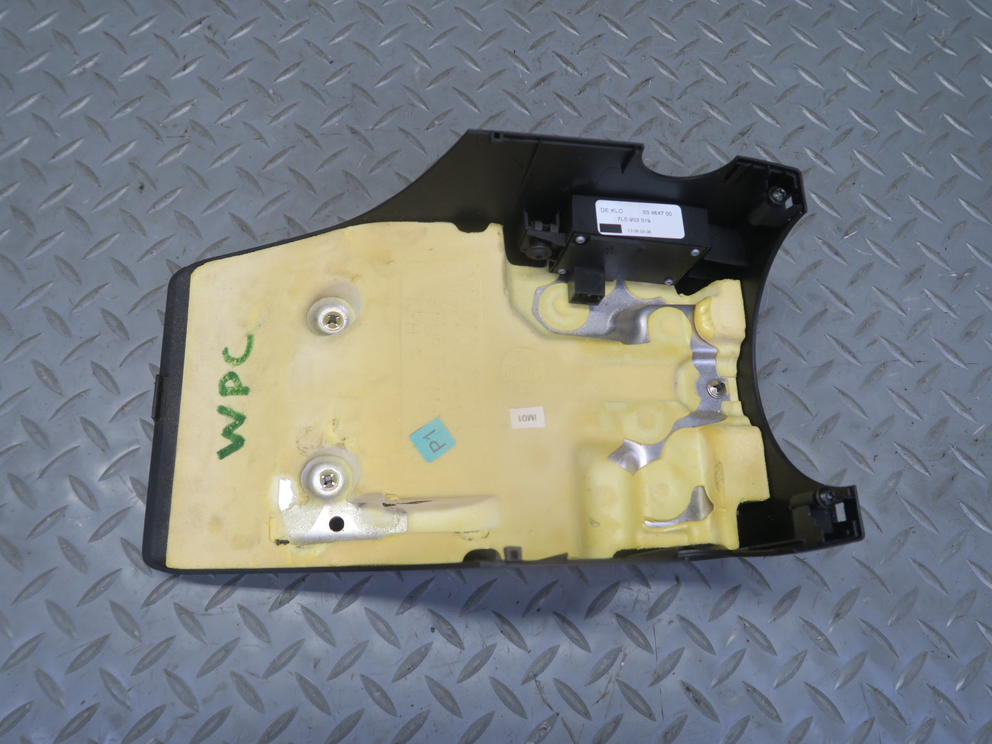 2003-2010 Porsche Cayenne 955 Steering Column Lower Trim Panel w Switch