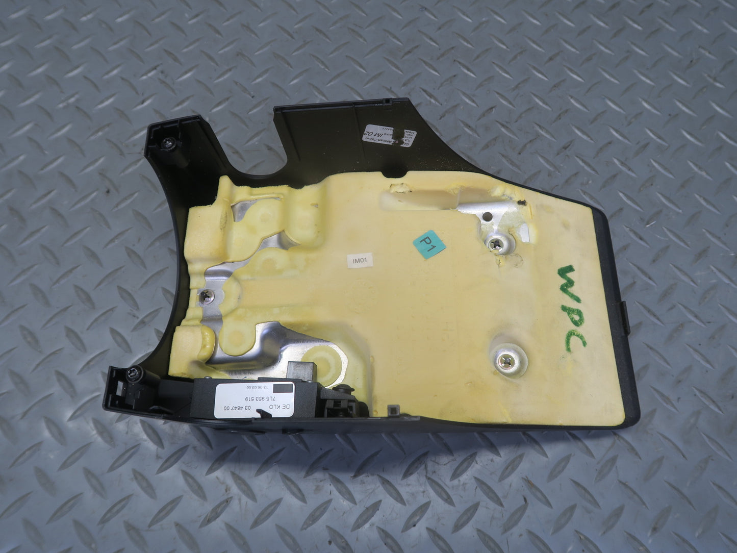 2003-2010 Porsche Cayenne 955 Steering Column Lower Trim Panel w Switch