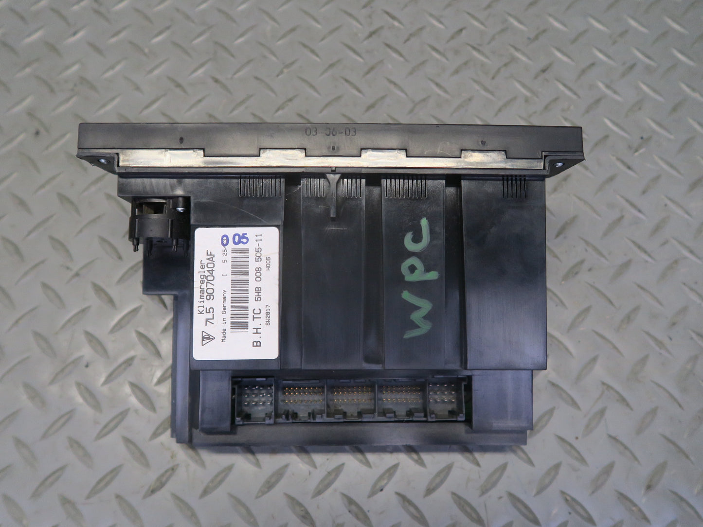 2003-2006 Porsche Cayenne 955 A/C Heater Climate Control Switch 7L5907040AF