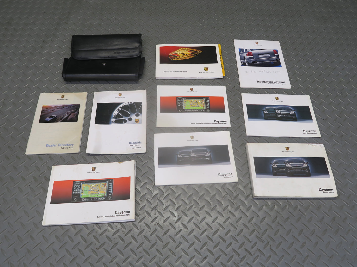 2004 Porsche Cayenne 955 User Owner Operator Guide Manual Book Set Case