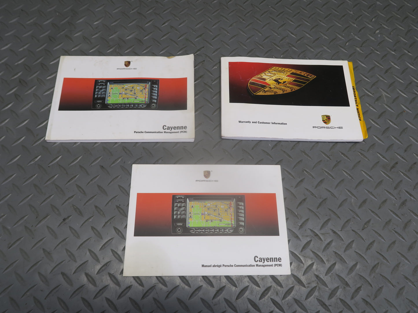 2004 Porsche Cayenne 955 User Owner Operator Guide Manual Book Set Case