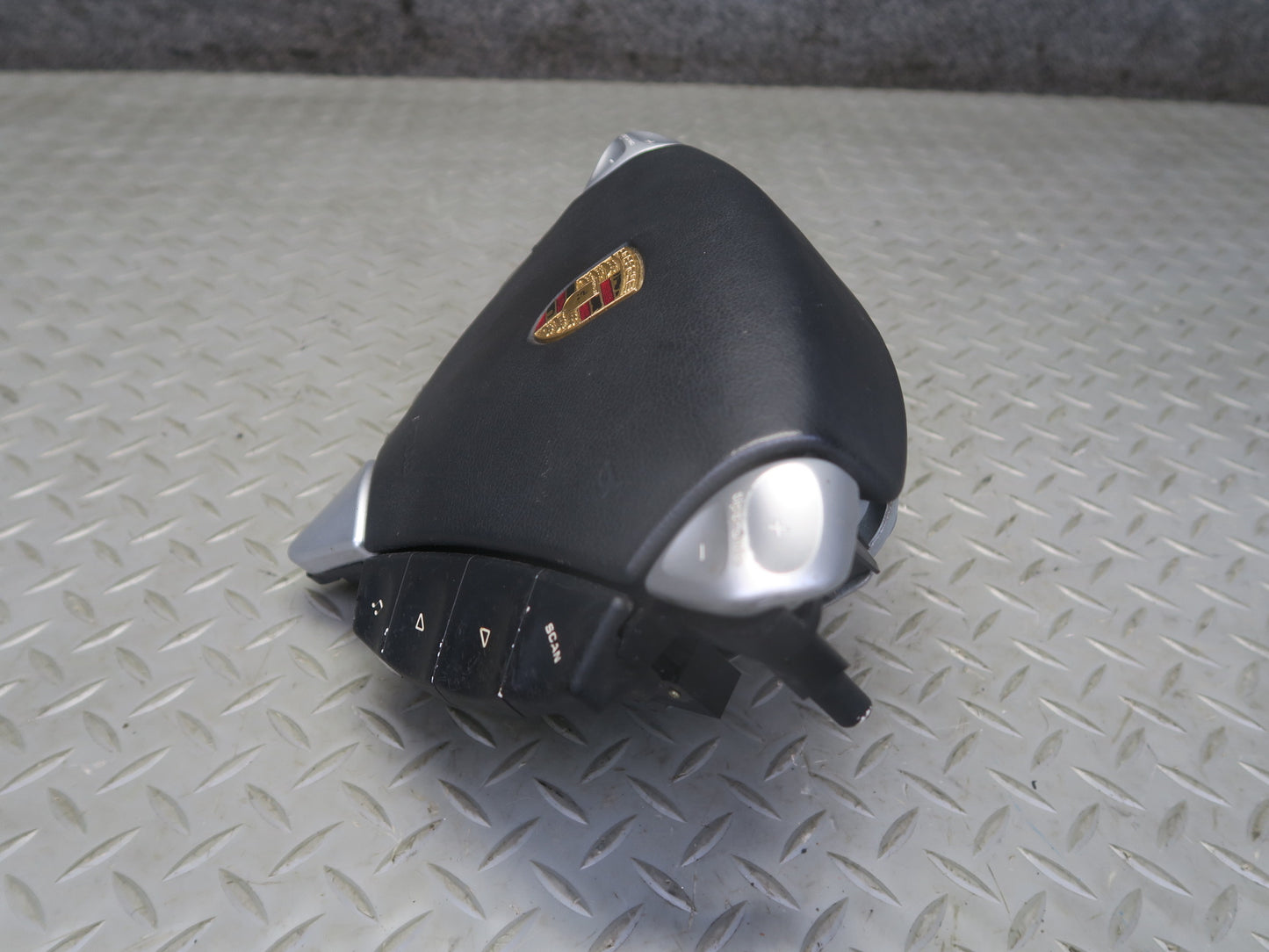 03-10 PORSCHE CAYENNE 955 FRONT LEFT DRIVER SIDE STEERING WHEEL SRS AIRBAG OEM