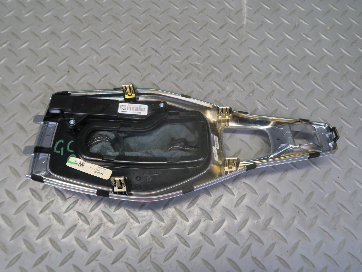 16-22 Chevrolet Camaro SS Center Console Shifter Boot Trim Bezel Cover Panel OEM