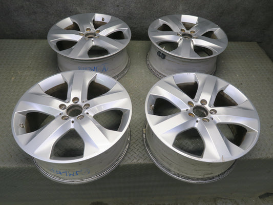 09-11 Mercedes W164 ML350 Set of 4 Factory R19" Wheel Rim 19X8J ET60 Silver OEM