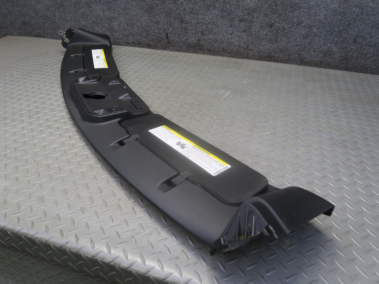 16-18 Chevrolet Camaro SS Convertible Front Roof Headliner Trim w Sun Visor OEM