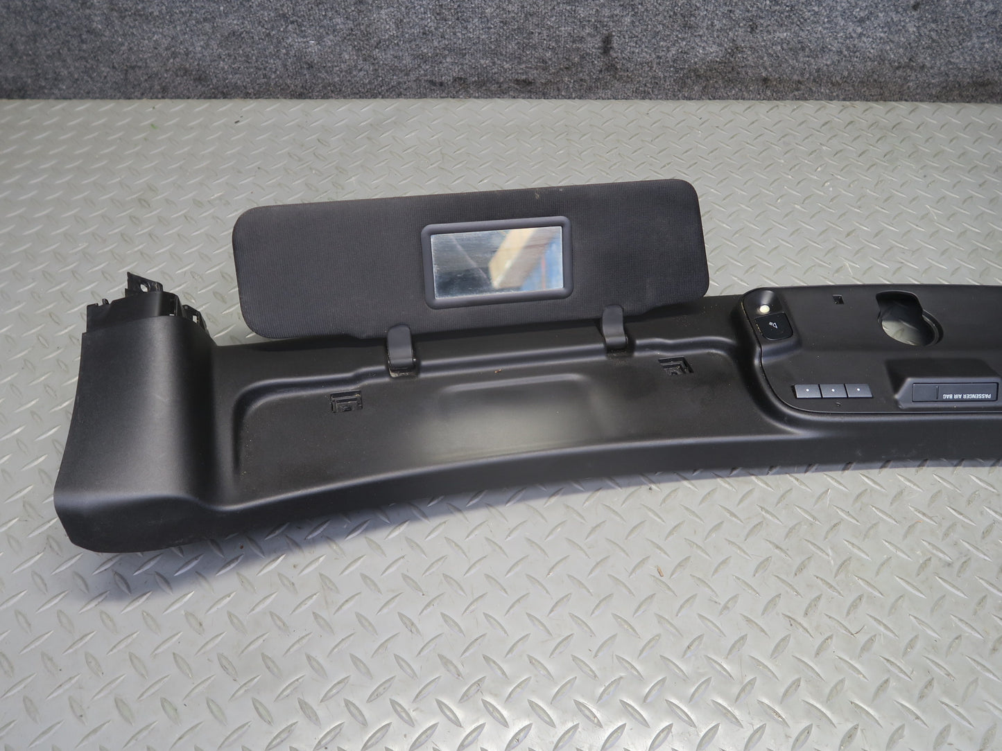 16-18 Chevrolet Camaro SS Convertible Front Roof Headliner Trim w Sun Visor OEM