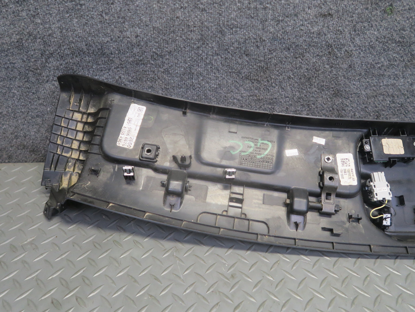 16-18 Chevrolet Camaro SS Convertible Front Roof Headliner Trim w Sun Visor OEM