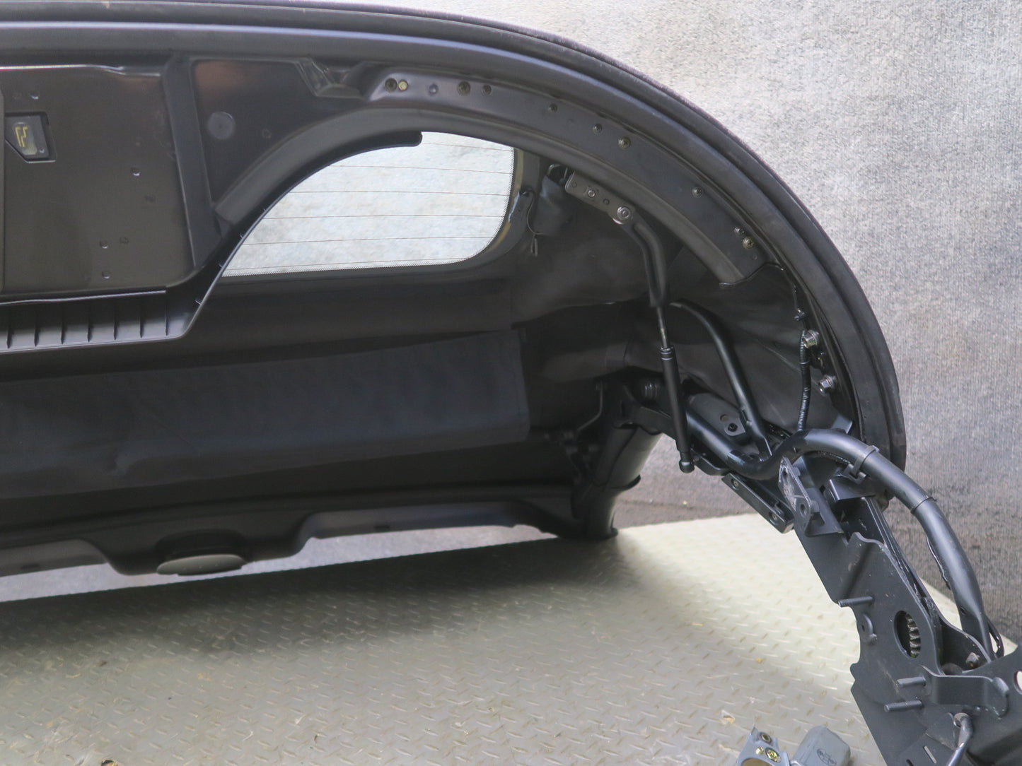 04-09 Nissan 350Z Z33 Convertible Soft TOP Roof w Glass Assembly Black OEM