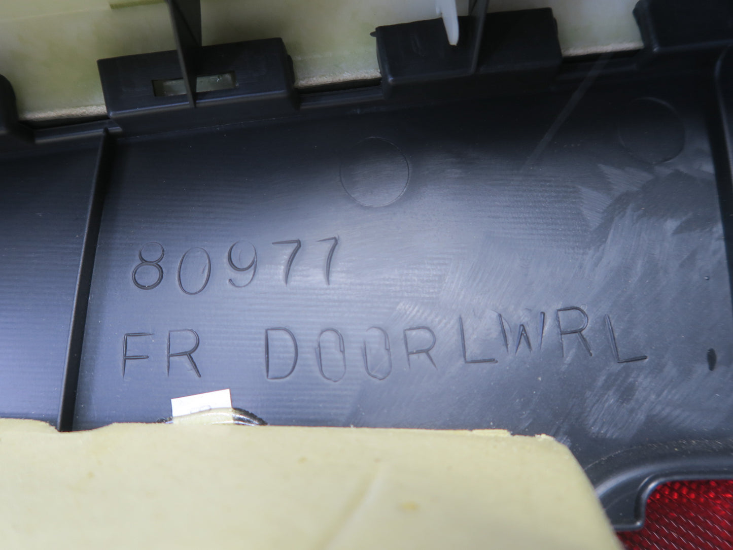 04-05 Nissan Z33 350Z Convertible Left Door Interior Trim Cover Panel Black OEM