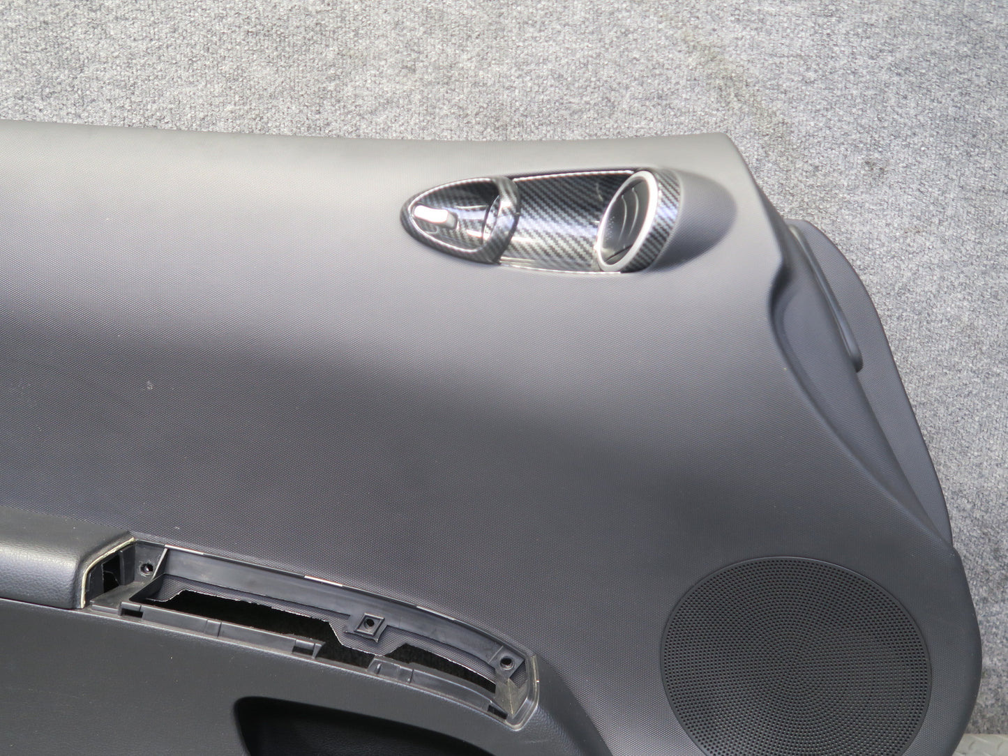 04-05 Nissan Z33 350Z Convertible Left Door Interior Trim Cover Panel Black OEM