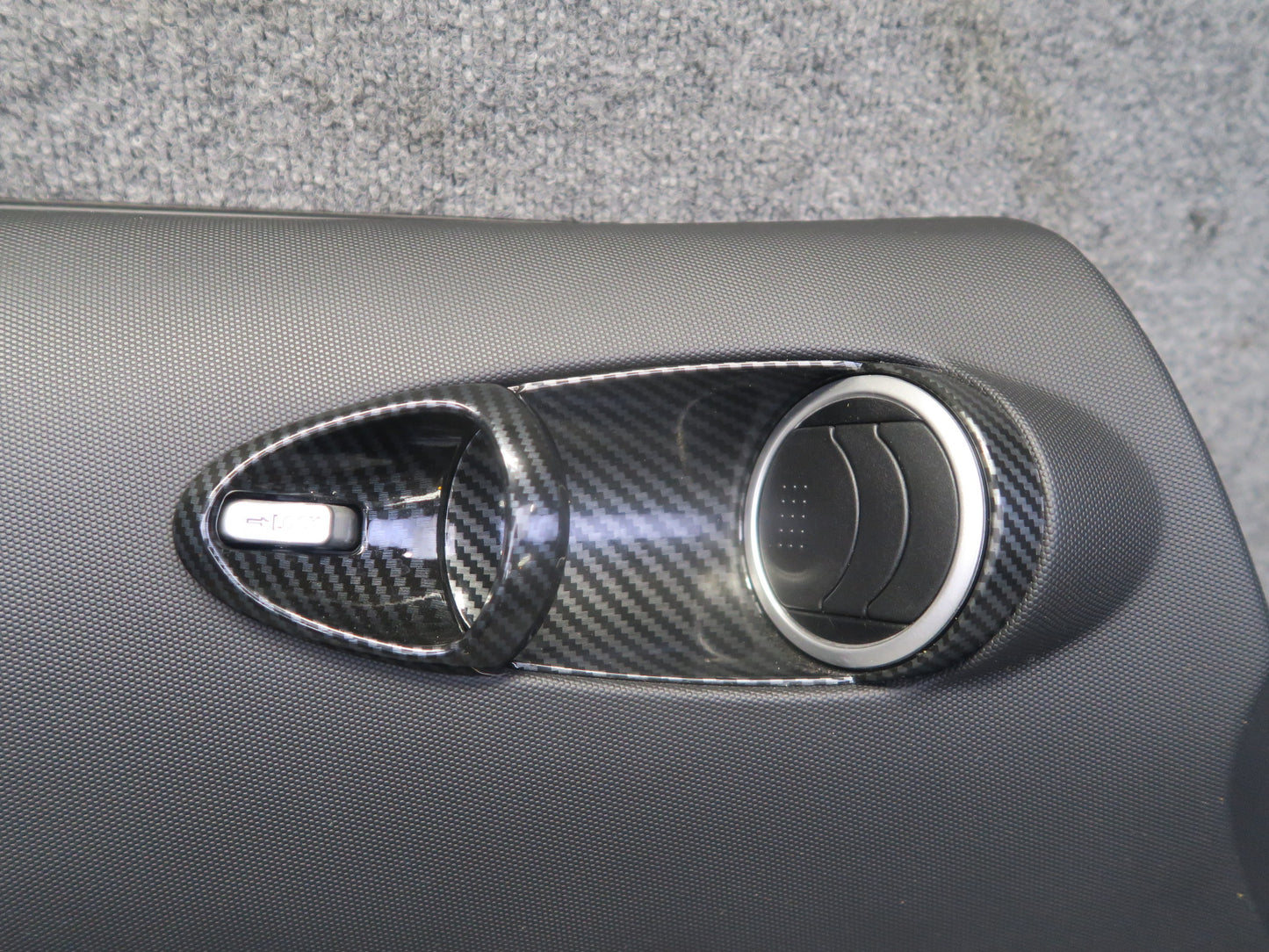 04-05 Nissan Z33 350Z Convertible Left Door Interior Trim Cover Panel Black OEM