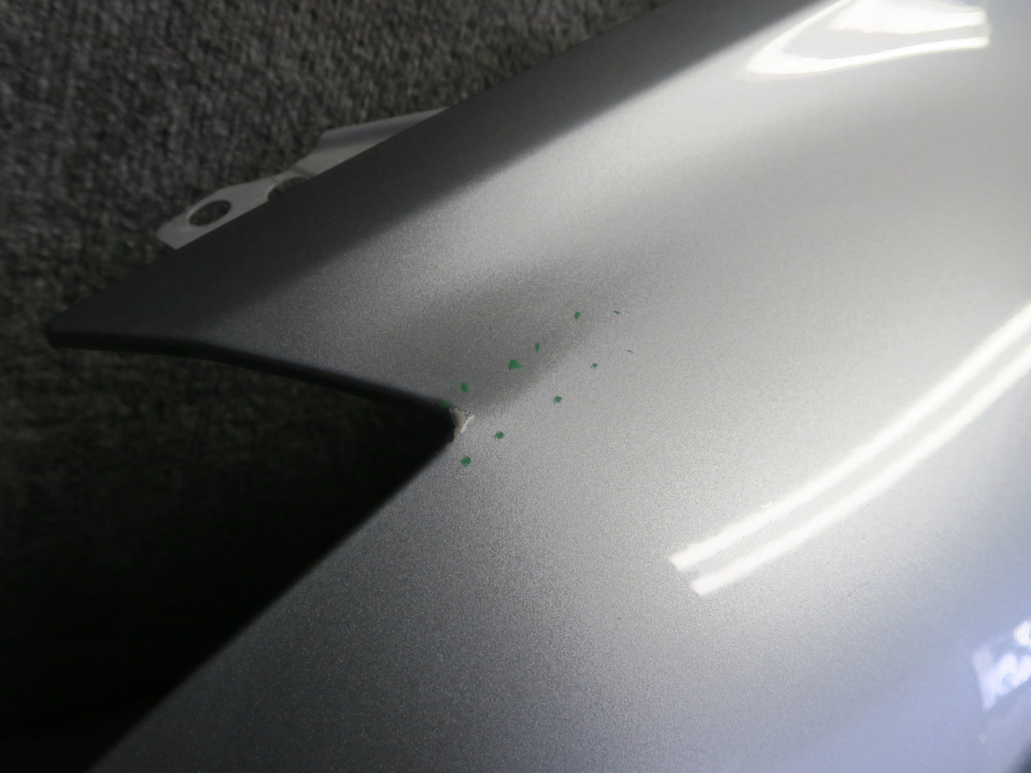 03-06 Nissan Z33 350Z Front Left Fender Shell Cover Panel Silver OEM