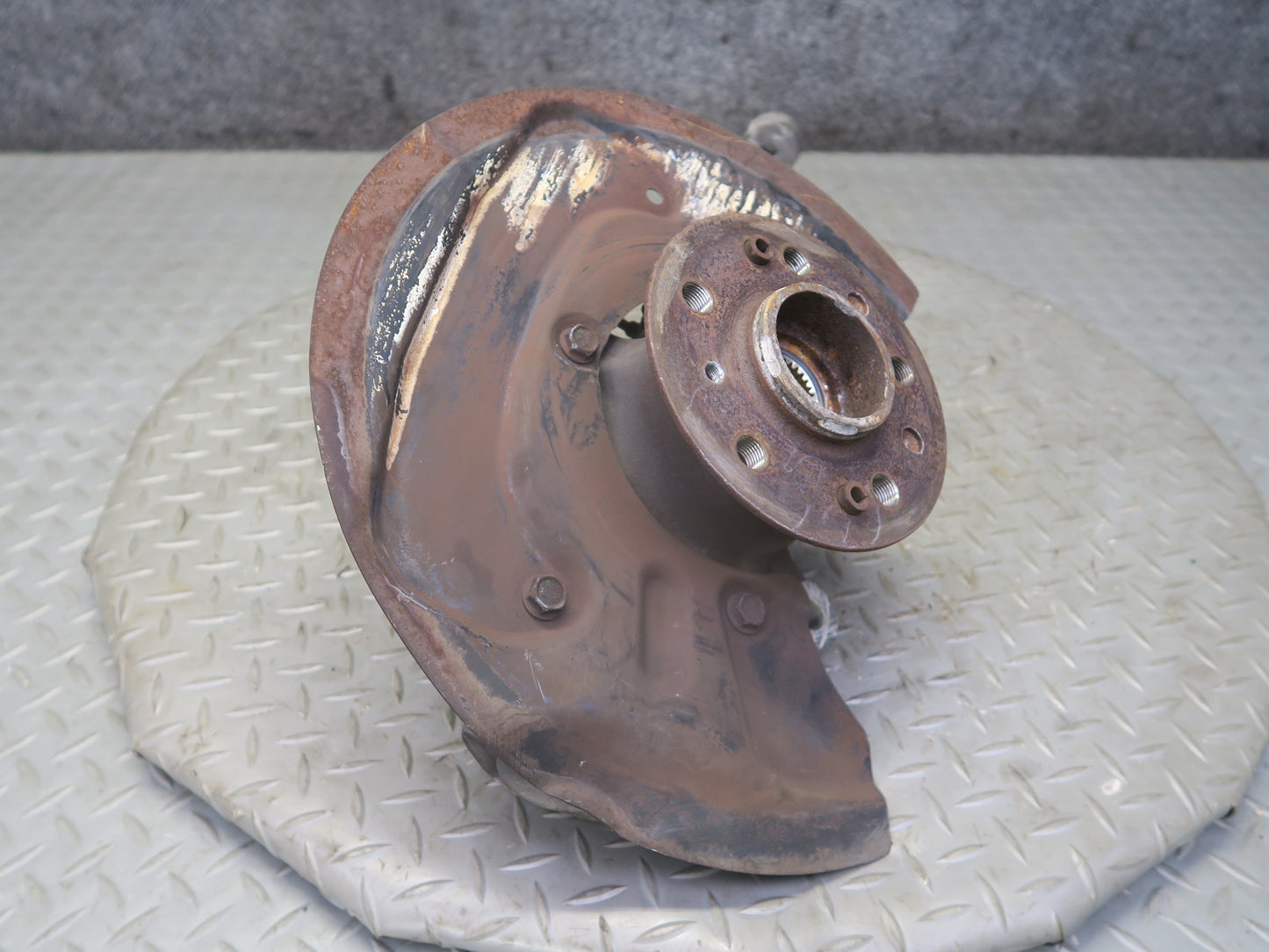 06-11 Mercedes W164 ML350 AWD Front Left Spindle Knuckle Wheel Hub Bearing OEM