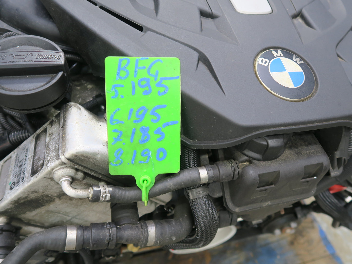 2013 BMW F10 550iX 4.4L AWD N63B44A A/T Complete Engine Motor w Turbo 87k Miles