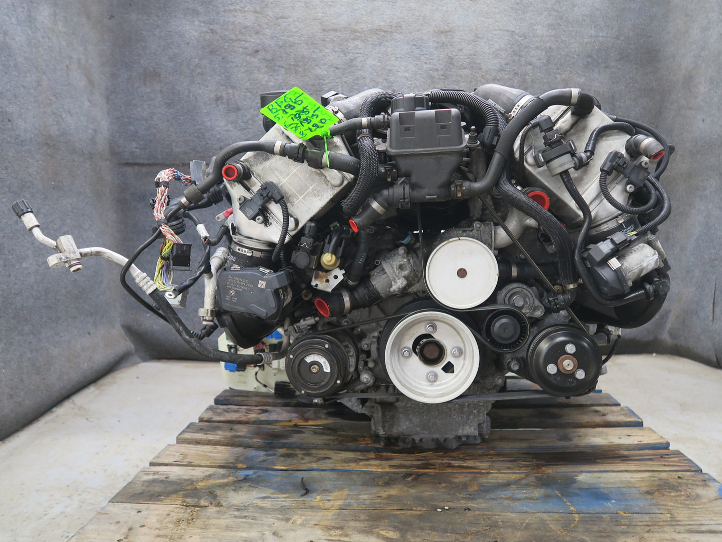 2013 BMW F10 550iX 4.4L AWD N63B44A A/T Complete Engine Motor w Turbo 87k Miles