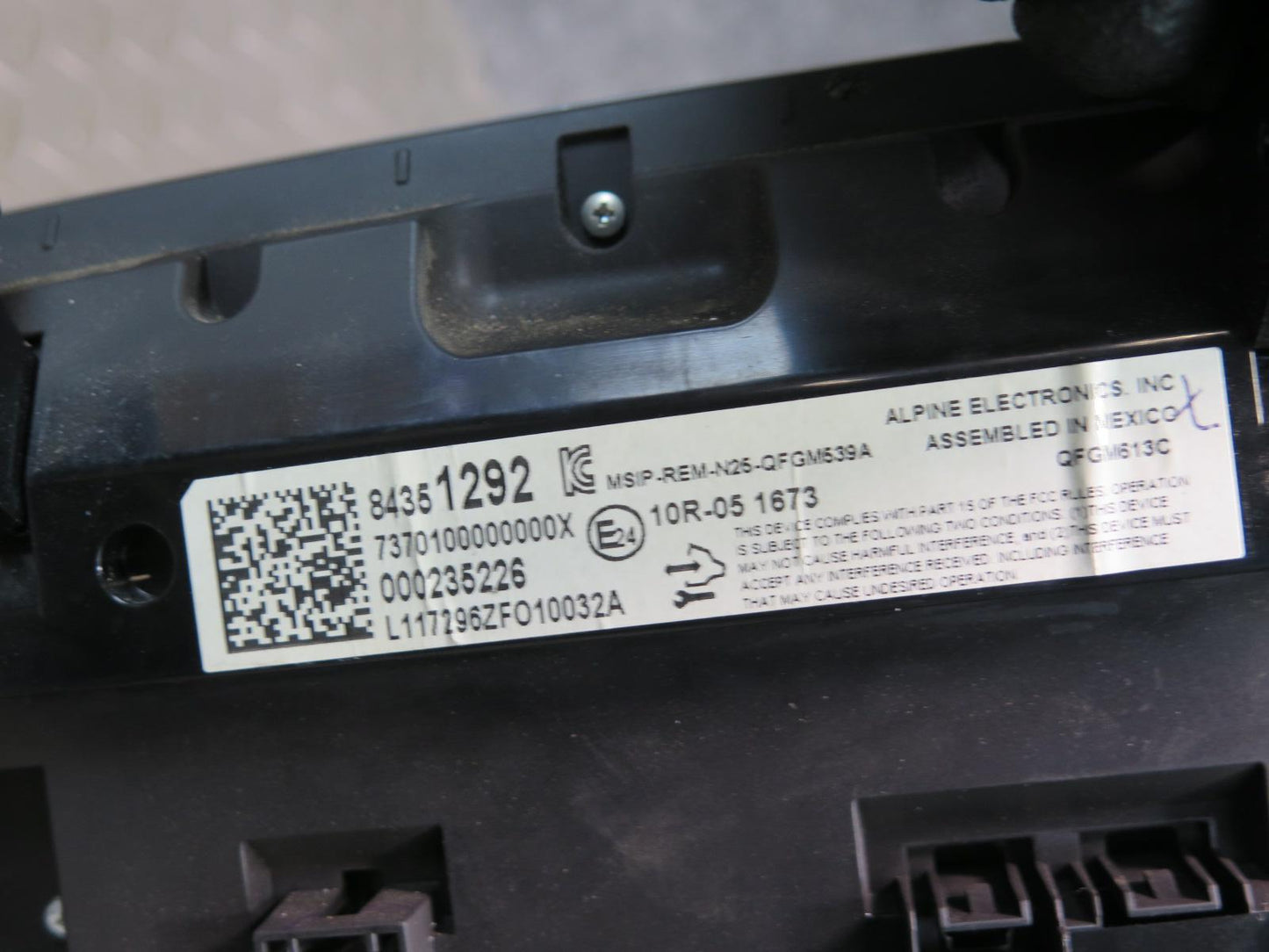 2018 Chevrolet Camaro SS Navigation Information Media Screen Display OEM
