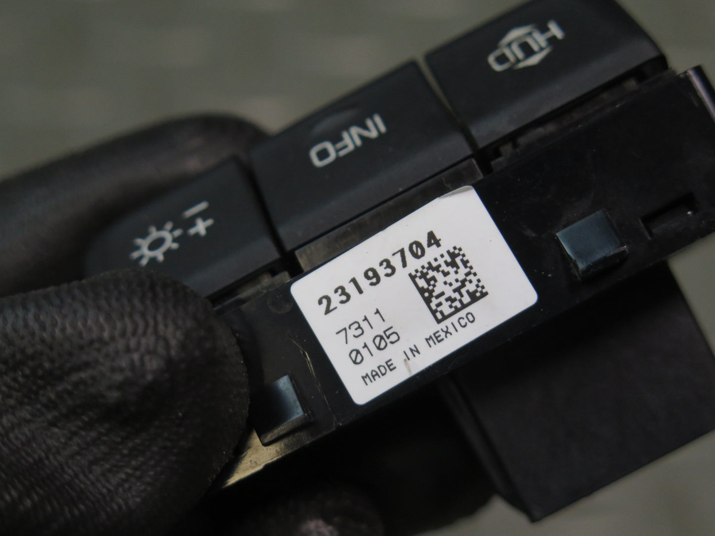 16-24 Chevrolet Camaro Heads UP Display HUD Control Switch 23193704 OEM