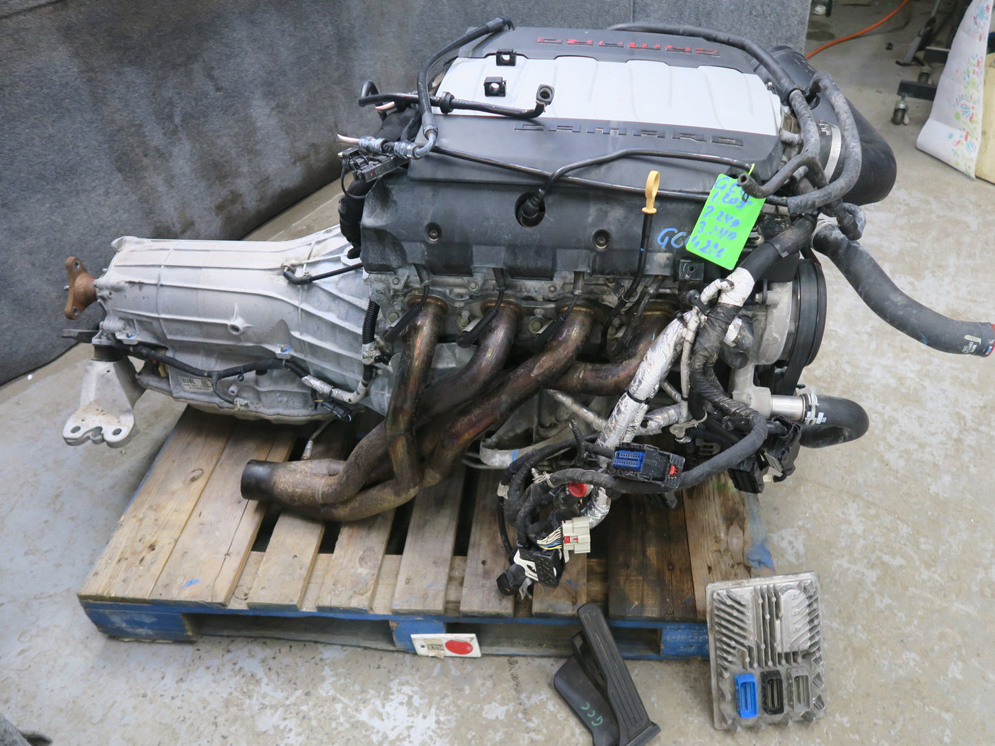 2018 Camaro SS 6.2L LT1 Engine A/T Transmission Drop OUT w ECU ECM & Pedal 110k