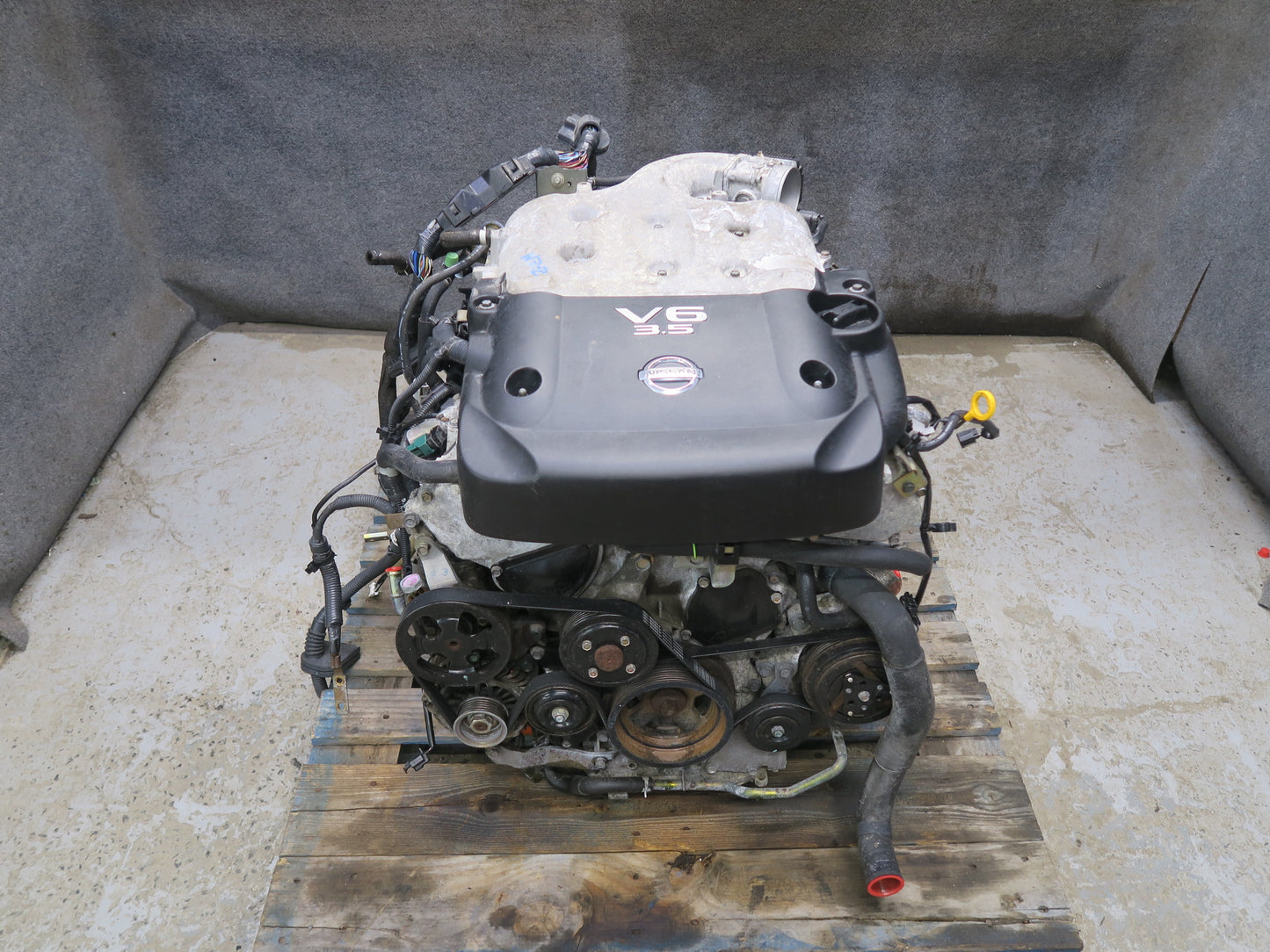 04-05 Nissan 350Z 3.5L VQ35DE RWD A/T VIN A 4TH Digit Complete Engine Motor 34K