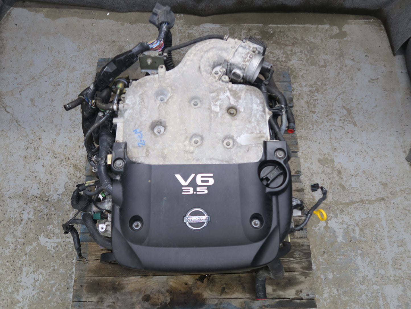 04-05 Nissan 350Z 3.5L VQ35DE RWD A/T VIN A 4TH Digit Complete Engine Motor 34K