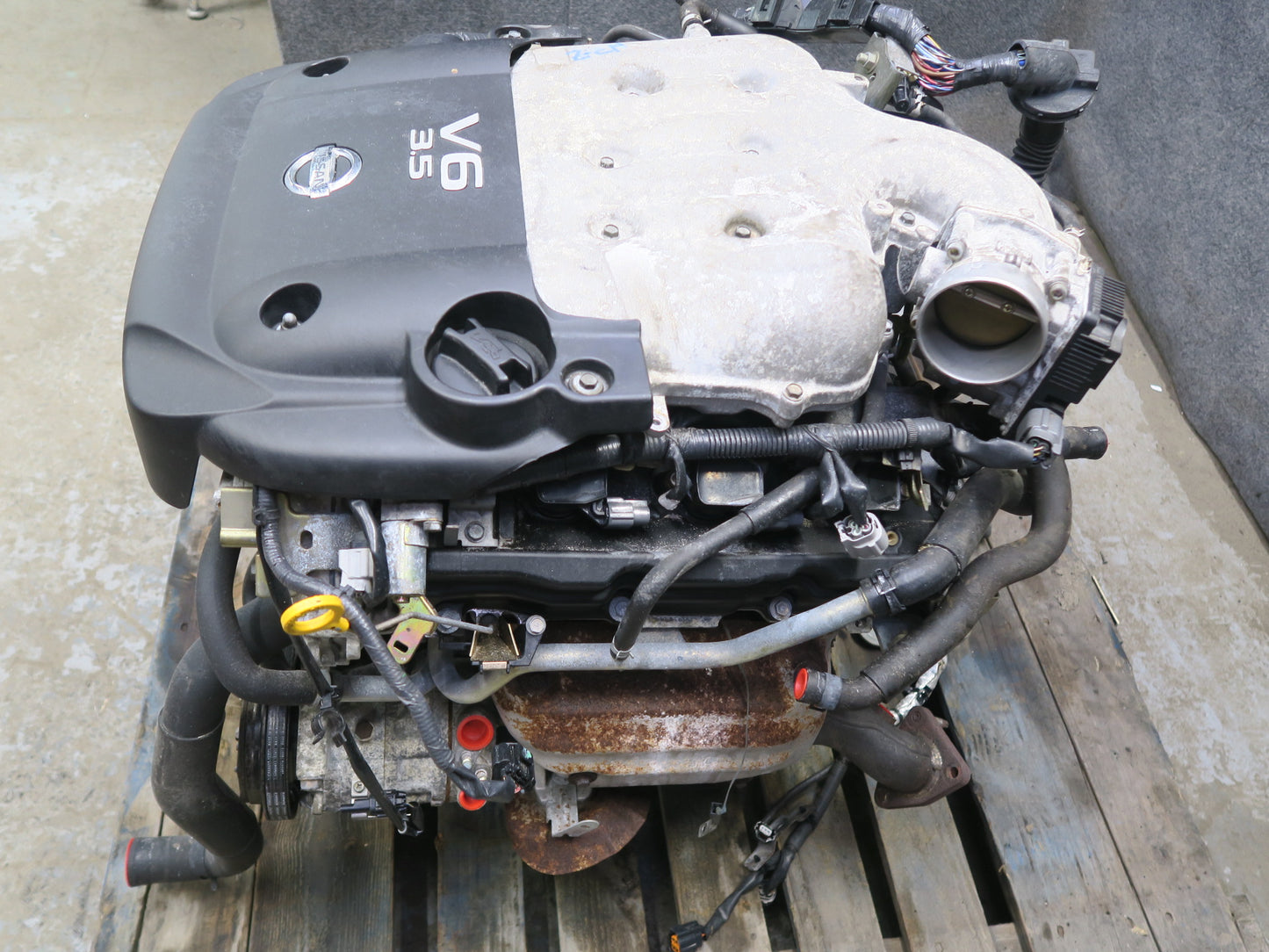 04-05 Nissan 350Z 3.5L VQ35DE RWD A/T VIN A 4TH Digit Complete Engine Motor 34K