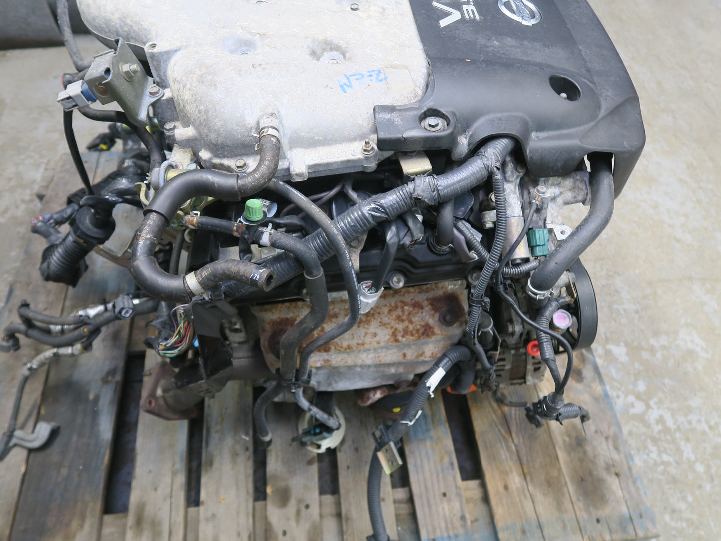 04-05 Nissan 350Z 3.5L VQ35DE RWD A/T VIN A 4TH Digit Complete Engine Motor 34K