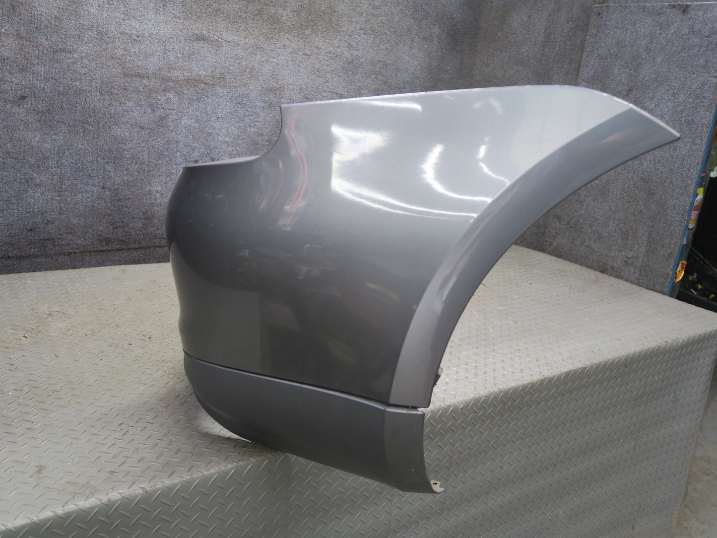 2003-2006 Porsche Cayenne 955 Turbo Rear Bumper Cover w PDC Titanium Metallic