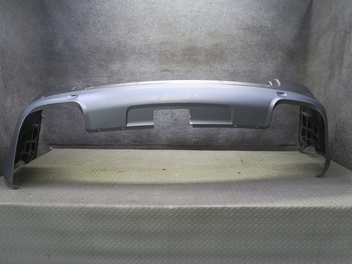 2003-2006 Porsche Cayenne 955 Turbo Rear Bumper Cover w PDC Titanium Metallic