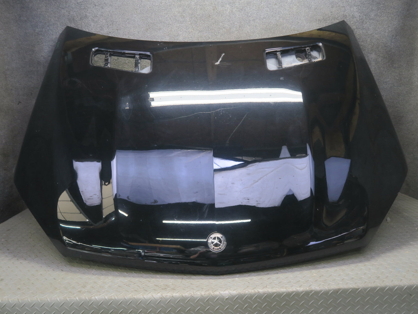 2017-2019 Mercedes X166 GLS450 Front Hood Bonnet Shell Cover Panel Black