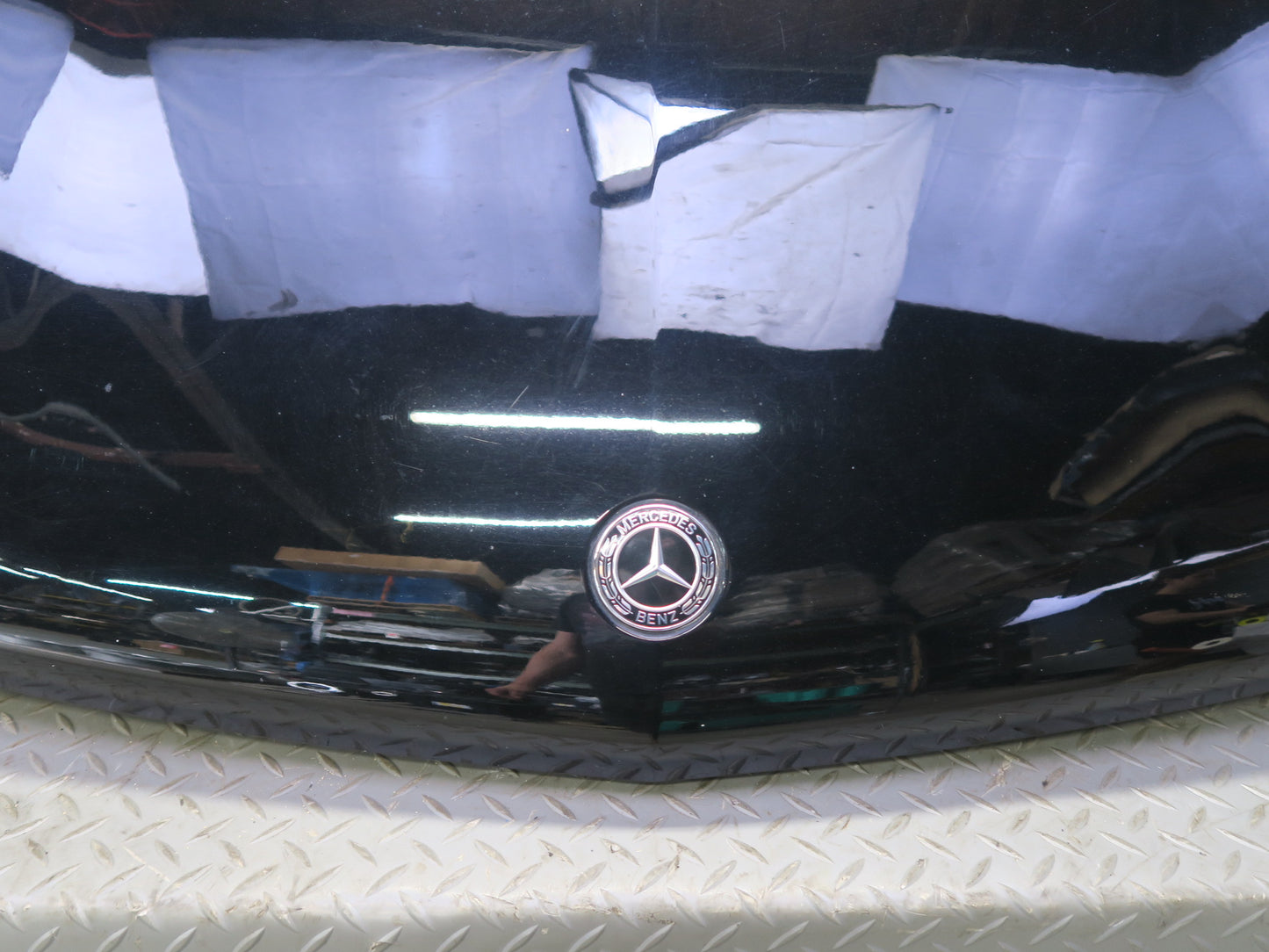 2017-2019 Mercedes X166 GLS450 Front Hood Bonnet Shell Cover Panel Black
