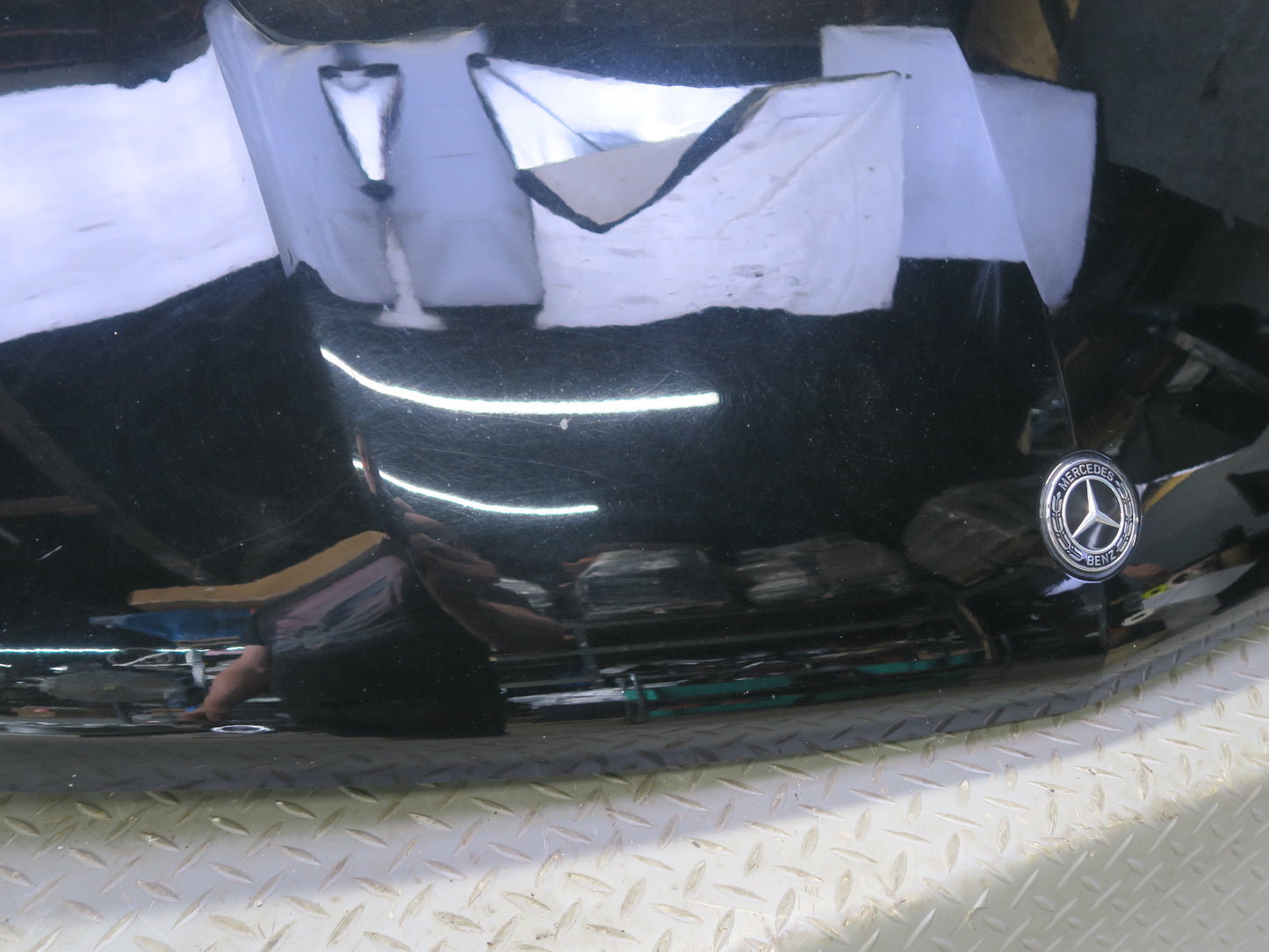 2017-2019 Mercedes X166 GLS450 Front Hood Bonnet Shell Cover Panel Black