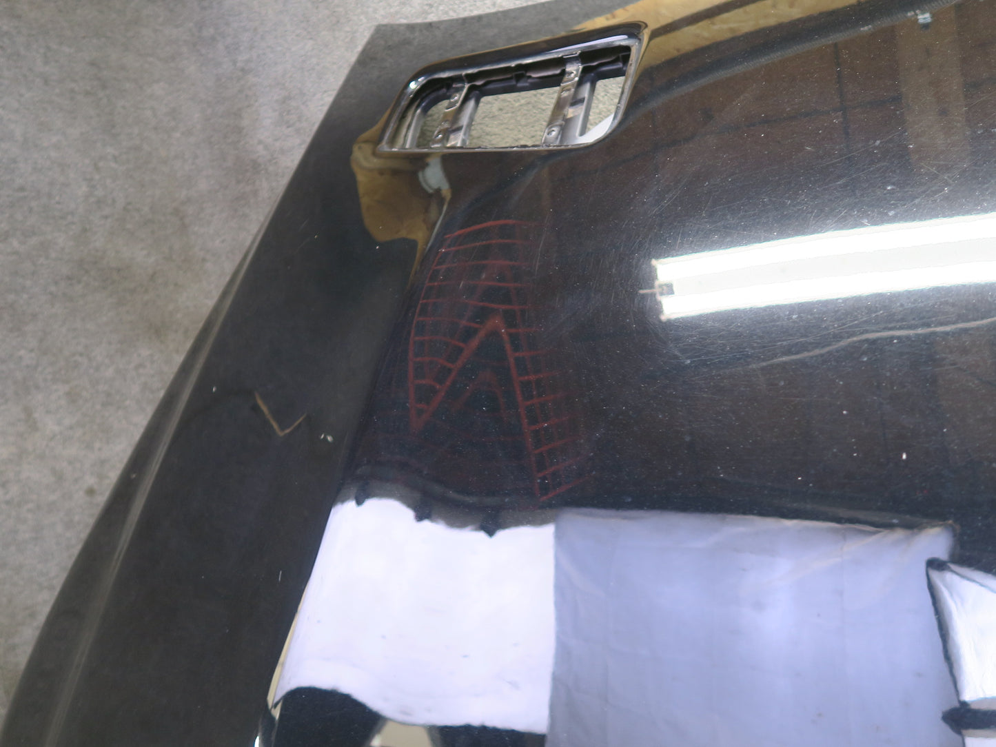 2017-2019 Mercedes X166 GLS450 Front Hood Bonnet Shell Cover Panel Black