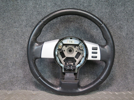 04-05 Nissan 350Z Z33 Convert Multifunction Leather Steering w Cruise Black OEM