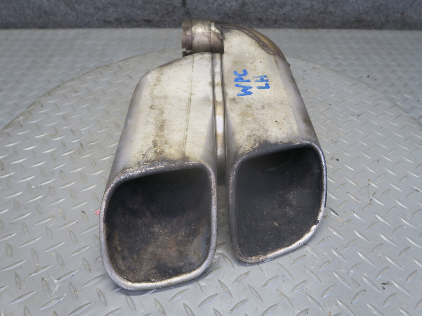 2003-2006 Porsche Cayenne 955 Turbo Rear Exhaust Muffler Tip Set of 2