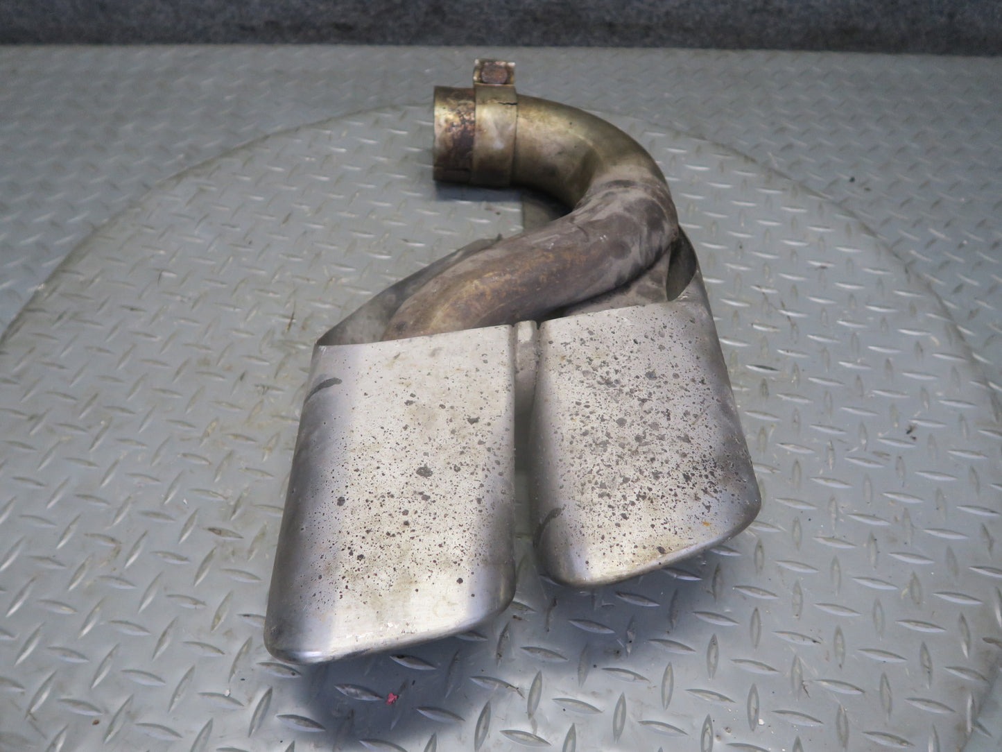 2003-2006 Porsche Cayenne 955 Turbo Rear Exhaust Muffler Tip Set of 2