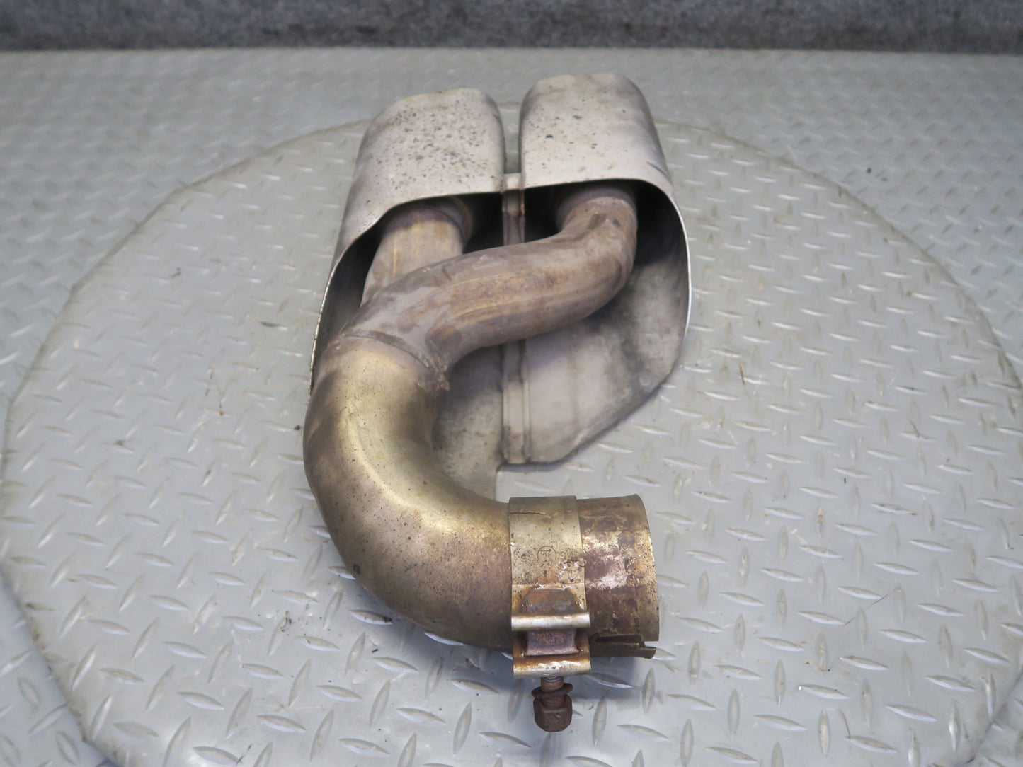 2003-2006 Porsche Cayenne 955 Turbo Rear Exhaust Muffler Tip Set of 2