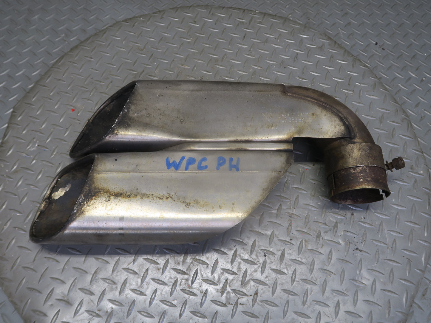 2003-2006 Porsche Cayenne 955 Turbo Rear Exhaust Muffler Tip Set of 2
