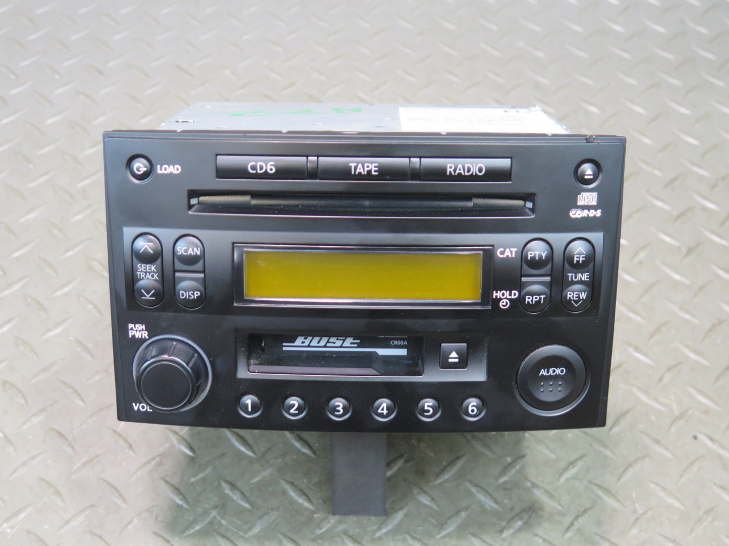 2004 Nissan Z33 350Z Bose AM FM Radio Audio CD Cassette Receiver Head Unit OEM