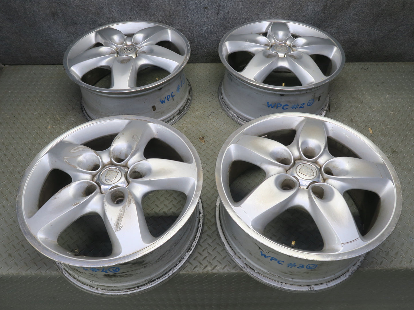 2003-2006 Porsche Cayenne 955 Set of 4 R18 18" Alloy Wheel Rim 18x8J ET57